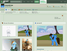 Tablet Screenshot of mounstroso.deviantart.com