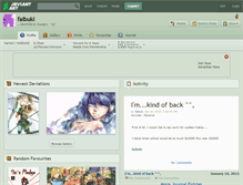 Tablet Screenshot of faibuki.deviantart.com