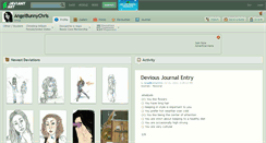 Desktop Screenshot of angelbunnychris.deviantart.com