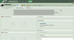 Desktop Screenshot of headdeskplz.deviantart.com