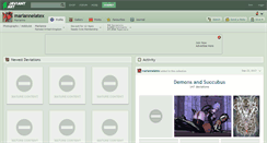 Desktop Screenshot of mariannelatex.deviantart.com