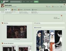 Tablet Screenshot of ipom-pom.deviantart.com