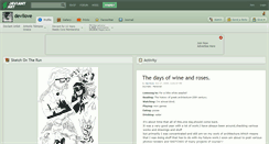 Desktop Screenshot of devilove.deviantart.com