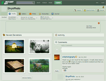 Tablet Screenshot of divynphoto.deviantart.com