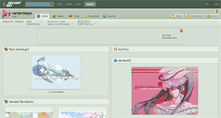 Desktop Screenshot of nanamisayo.deviantart.com