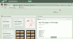Desktop Screenshot of dalse.deviantart.com
