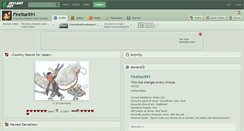 Desktop Screenshot of firestar891.deviantart.com