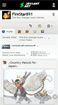 Mobile Screenshot of firestar891.deviantart.com