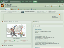 Tablet Screenshot of firestar891.deviantart.com