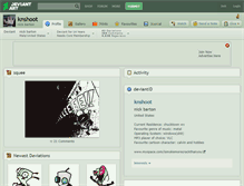 Tablet Screenshot of knshoot.deviantart.com