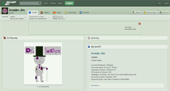 Desktop Screenshot of invader-jim.deviantart.com