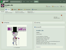 Tablet Screenshot of invader-jim.deviantart.com