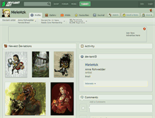 Tablet Screenshot of nielemzk.deviantart.com