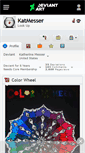 Mobile Screenshot of katmesser.deviantart.com