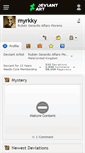 Mobile Screenshot of myrkky.deviantart.com