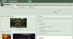 Desktop Screenshot of metonymic.deviantart.com