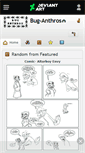 Mobile Screenshot of bug-anthros.deviantart.com