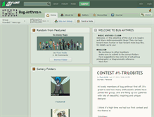 Tablet Screenshot of bug-anthros.deviantart.com