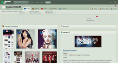 Desktop Screenshot of fashionvictim89.deviantart.com