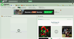 Desktop Screenshot of dadward.deviantart.com