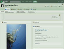 Tablet Screenshot of keepingtriggerhappy.deviantart.com