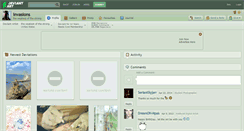 Desktop Screenshot of invasions.deviantart.com