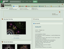Tablet Screenshot of medusa92.deviantart.com