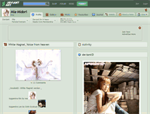 Tablet Screenshot of mia-midori.deviantart.com
