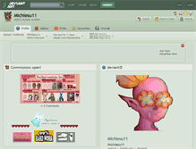 Tablet Screenshot of michiesu11.deviantart.com