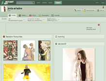 Tablet Screenshot of jesta-ariadne.deviantart.com