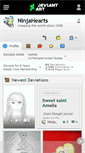 Mobile Screenshot of ninjahearts.deviantart.com