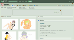 Desktop Screenshot of namaesu.deviantart.com