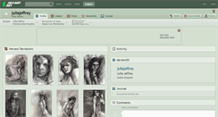 Desktop Screenshot of juliajeffrey.deviantart.com