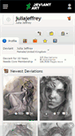 Mobile Screenshot of juliajeffrey.deviantart.com