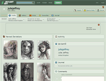 Tablet Screenshot of juliajeffrey.deviantart.com