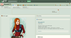 Desktop Screenshot of kitsunebi777.deviantart.com