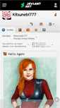 Mobile Screenshot of kitsunebi777.deviantart.com
