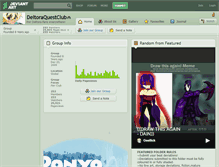 Tablet Screenshot of deltoraquestclub.deviantart.com