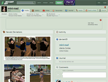 Tablet Screenshot of mini-mad.deviantart.com