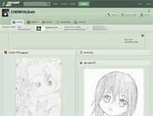 Tablet Screenshot of cherrykuran.deviantart.com