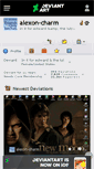 Mobile Screenshot of alexon-charm.deviantart.com