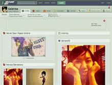 Tablet Screenshot of galarosa.deviantart.com