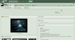 Desktop Screenshot of f0cus.deviantart.com