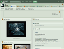 Tablet Screenshot of f0cus.deviantart.com