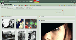 Desktop Screenshot of hellojessface.deviantart.com
