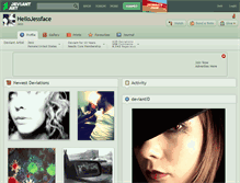Tablet Screenshot of hellojessface.deviantart.com