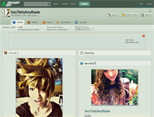 Tablet Screenshot of keytomykeyblade.deviantart.com