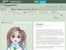 Tablet Screenshot of animequeenfreak.deviantart.com