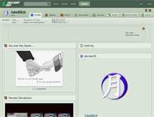 Tablet Screenshot of luke88cb.deviantart.com