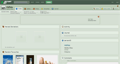 Desktop Screenshot of mzhou.deviantart.com